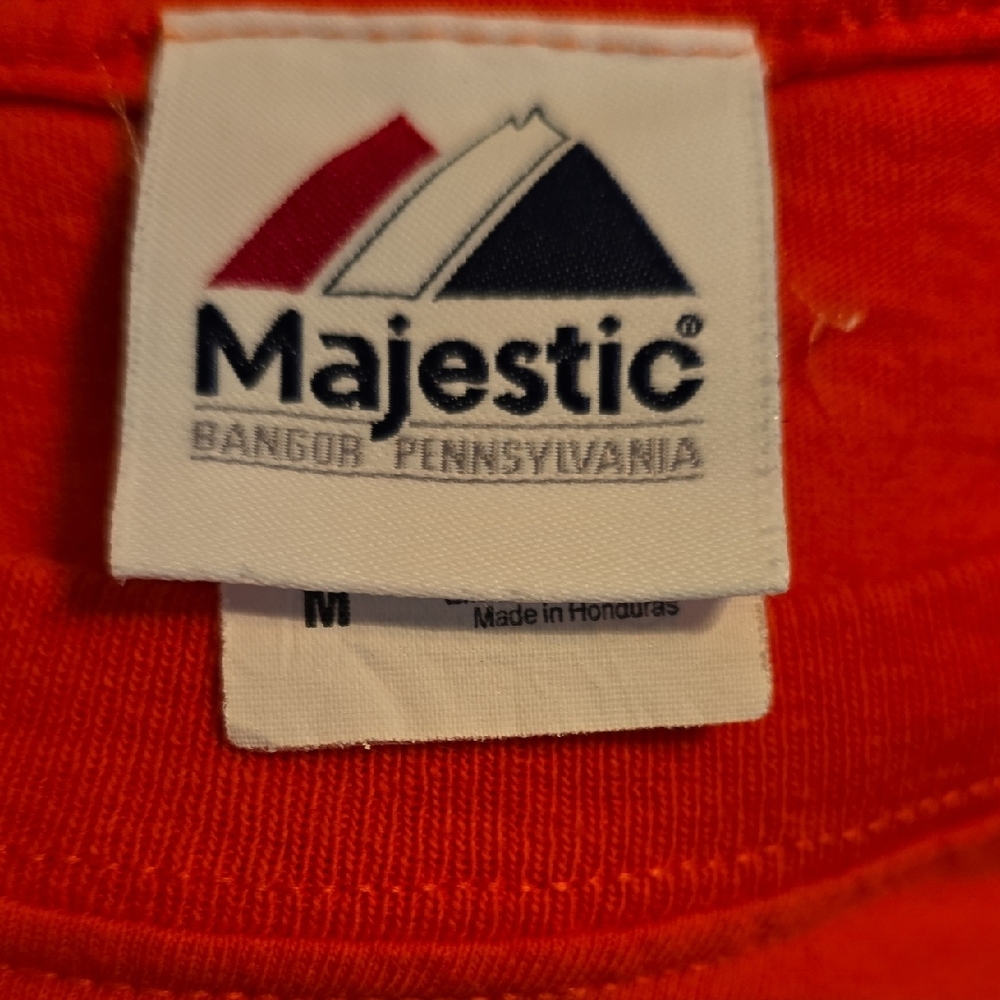Majestic Orange Jersey Shirt for Sports Enthusiasts - Picture 6 of 8